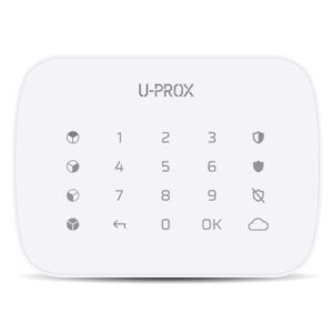 u-prox-keypad-g4.jpg U-Prox Keypad G4 : Tastatură TOUCH wireless, 4 partitii