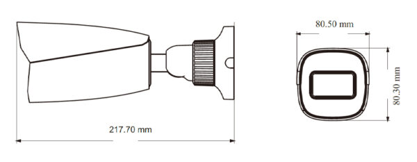 TD-7452AE3 camera analogica dimensiuni