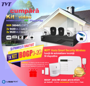 Kit video TVT+ Alarmere VESTA